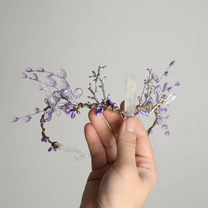 Fairy Tiara Woodland Crystal Quartz