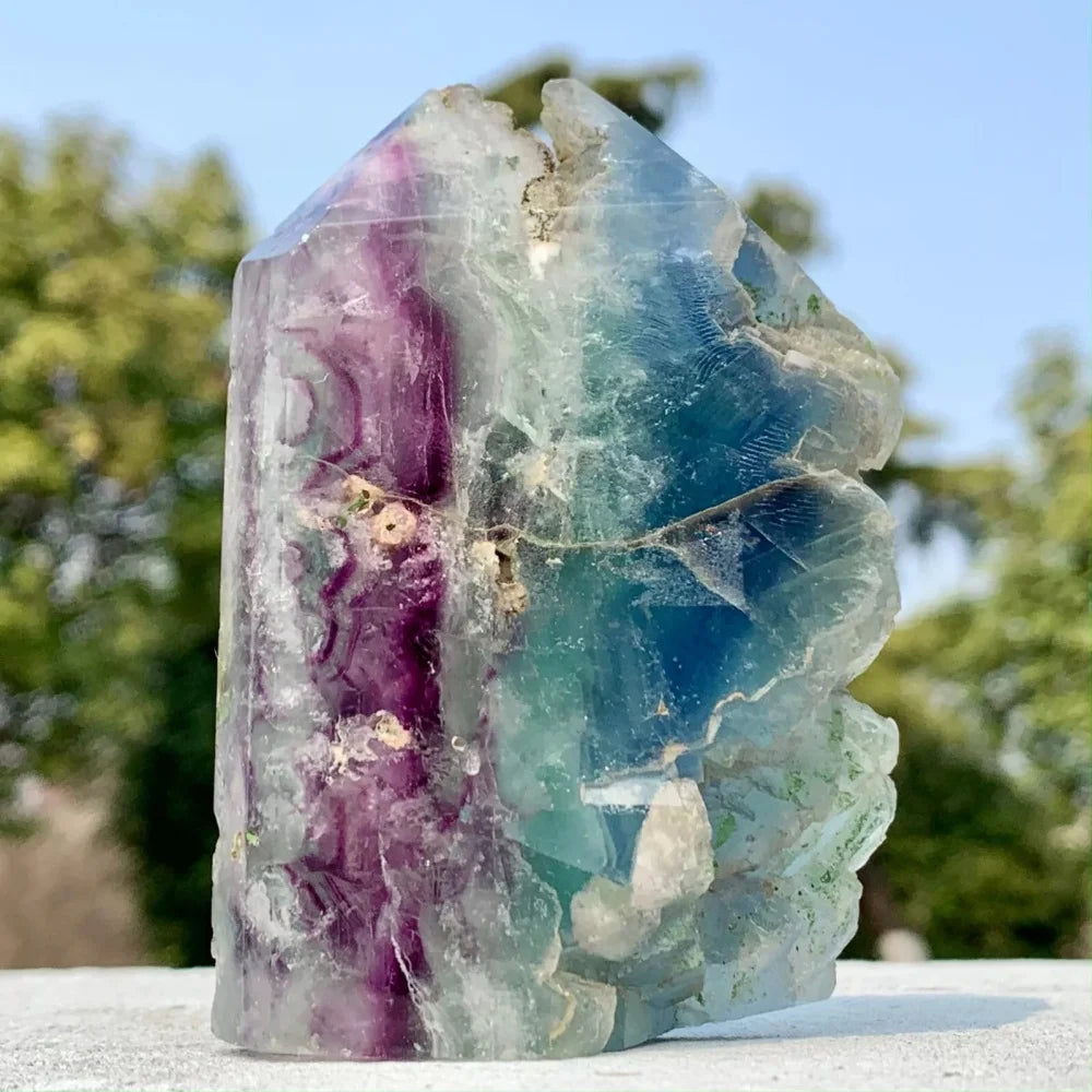 Rare Natural Crystal Obelisk Energy Column