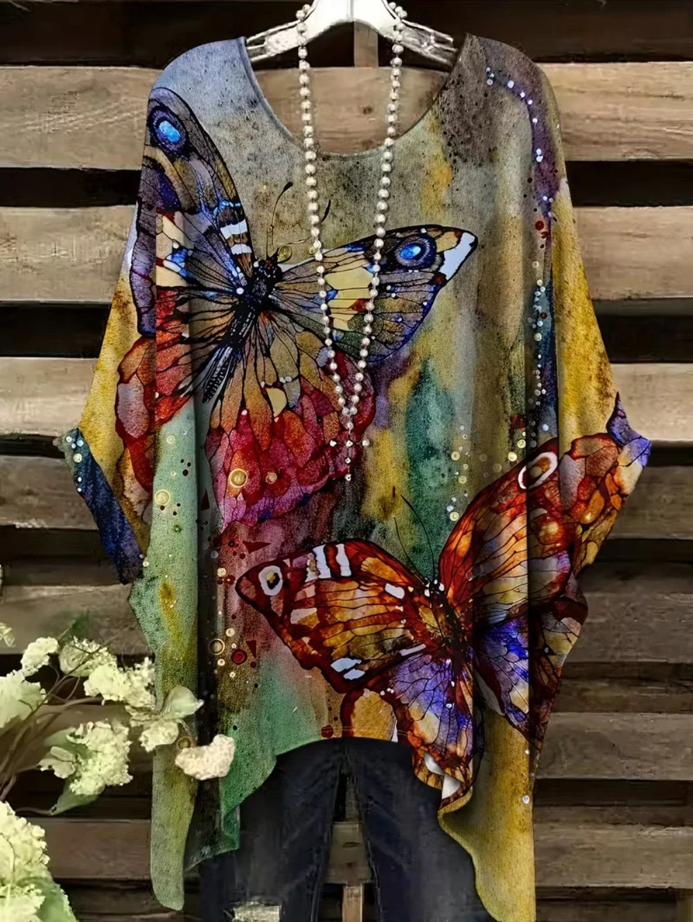 Bohemian Women's T-Shirt Vintage Elegant