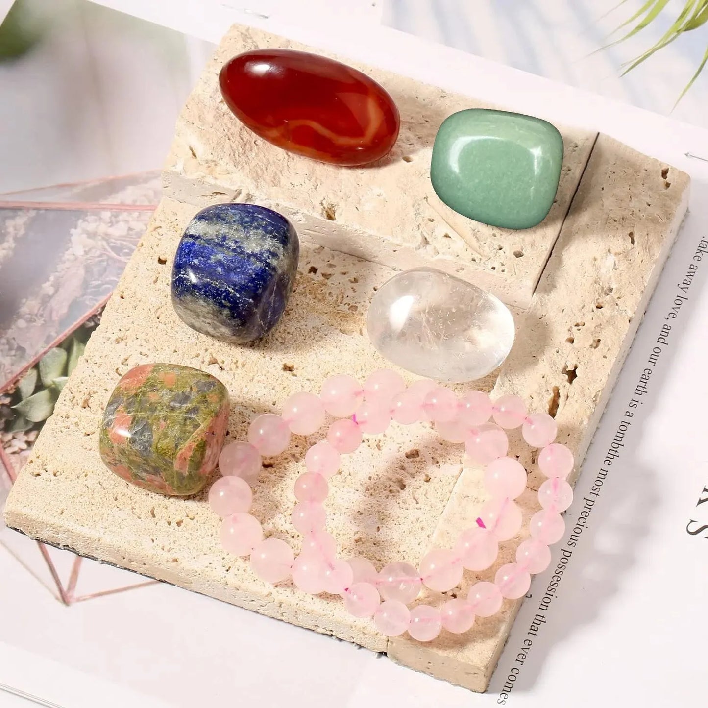 Crystals and Healing Stones Set