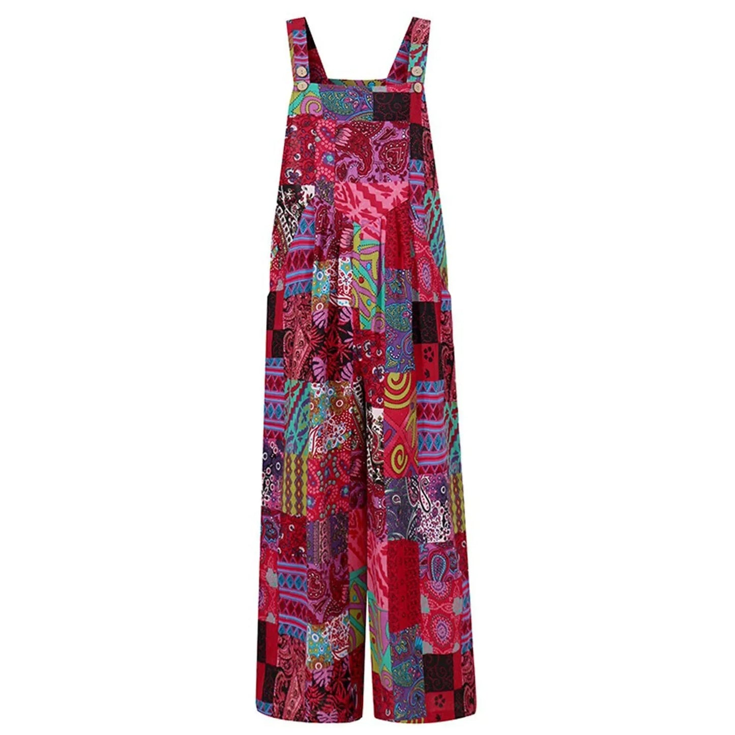Women Summer Overalls Multicolor