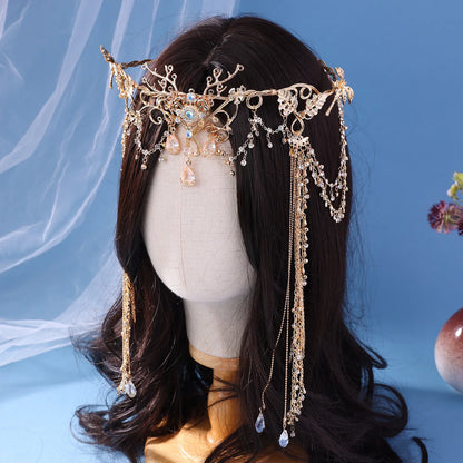 Antique Fringed Hair Crown