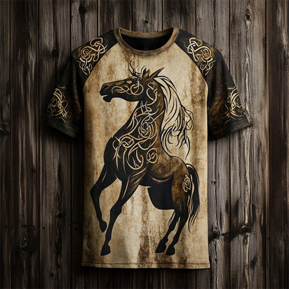 Men's Short-Sleeve T-Shirt Ethnic Print