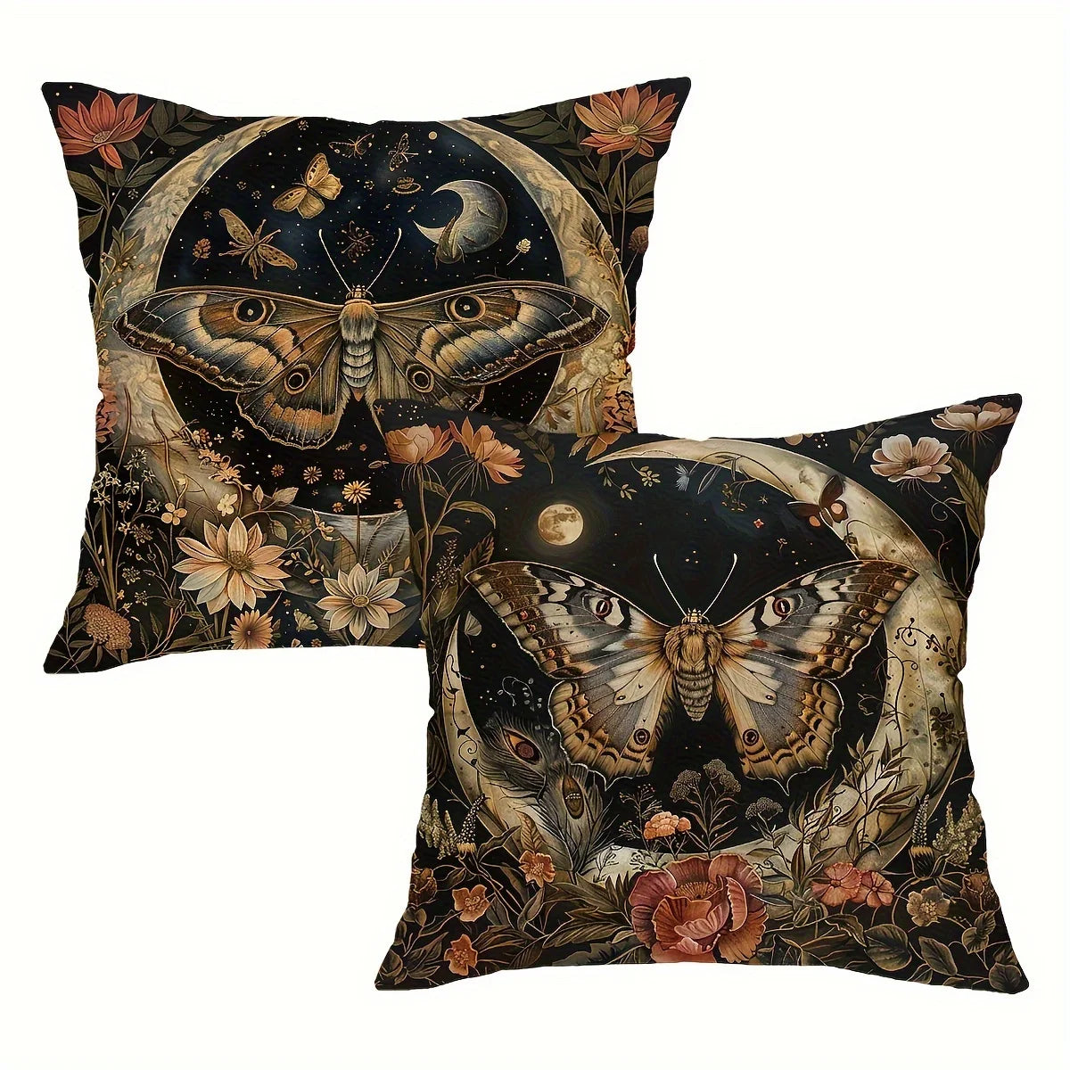 Country Charm Butterfly Throw Pillow Cover