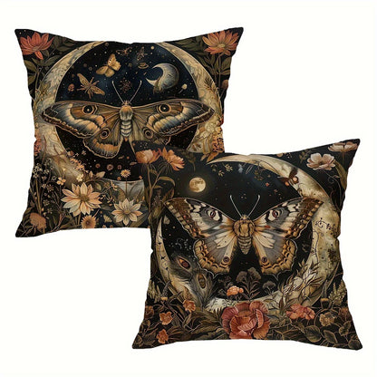 Country Charm Butterfly Throw Pillow Cover