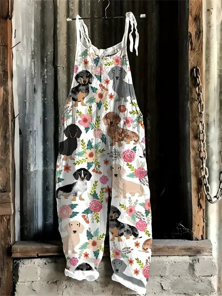 Women's Romper Dress Rural Style