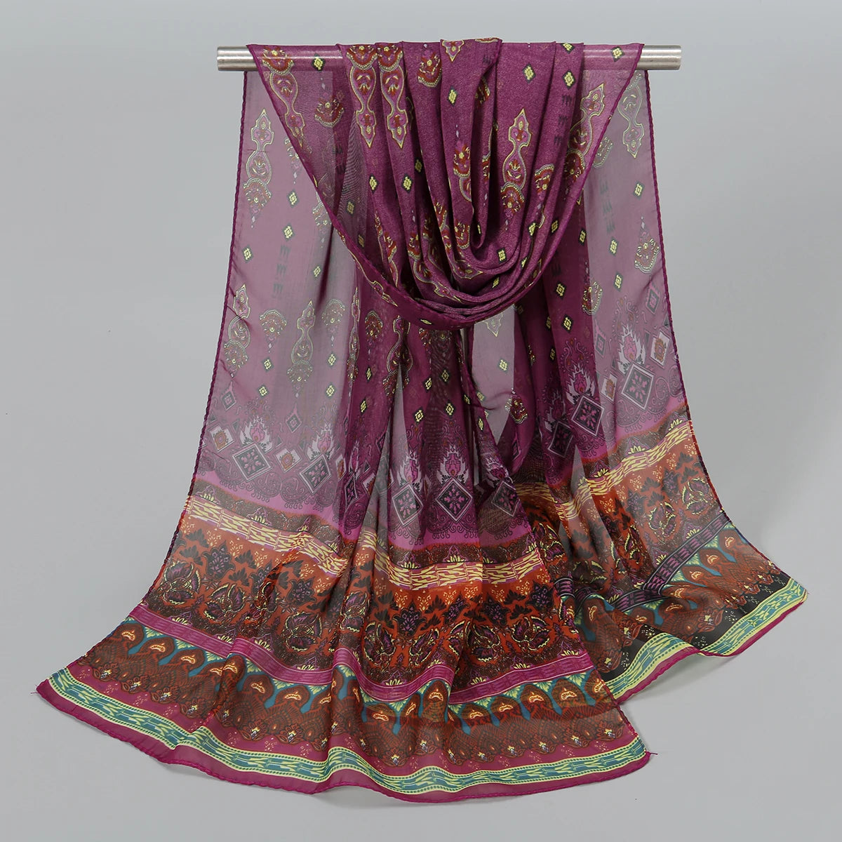 Indian Style New Chiffon Scarves