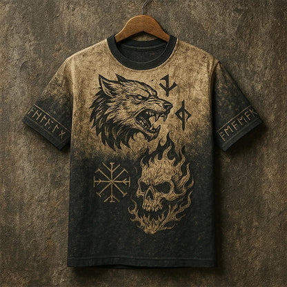 Men's Short-Sleeve T-Shirt Ethnic Print