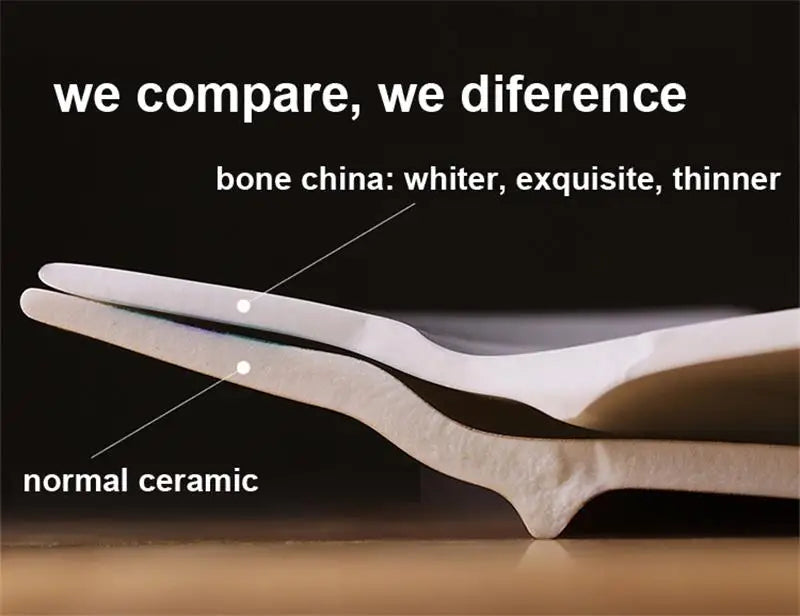 Real Bone China Tumblers With Lid