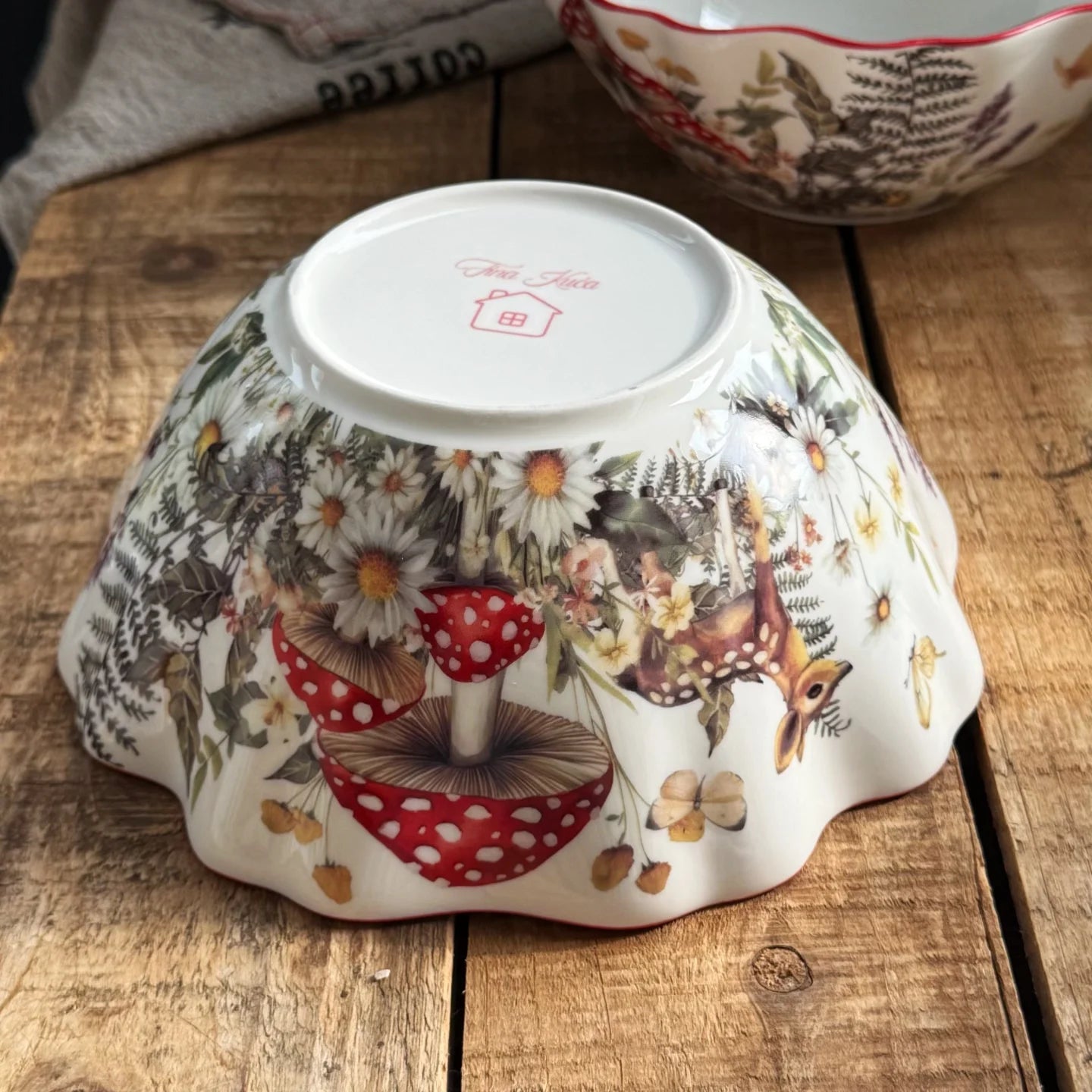 Ceramic Dinnerware Oval Serving Platter Festive Tableware Collection