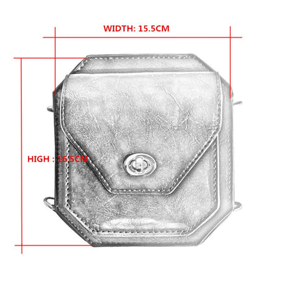 Steam Punk PU Waist Bags Hip Pack