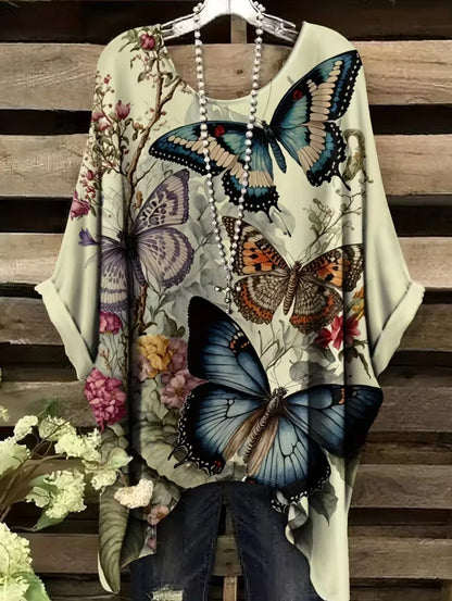 Bohemian Women's T-Shirt Vintage Elegant