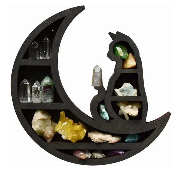 Vintage Witch Hat Crystal Shelf