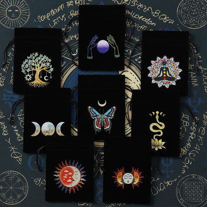 Black Velvet Tarot Pouch