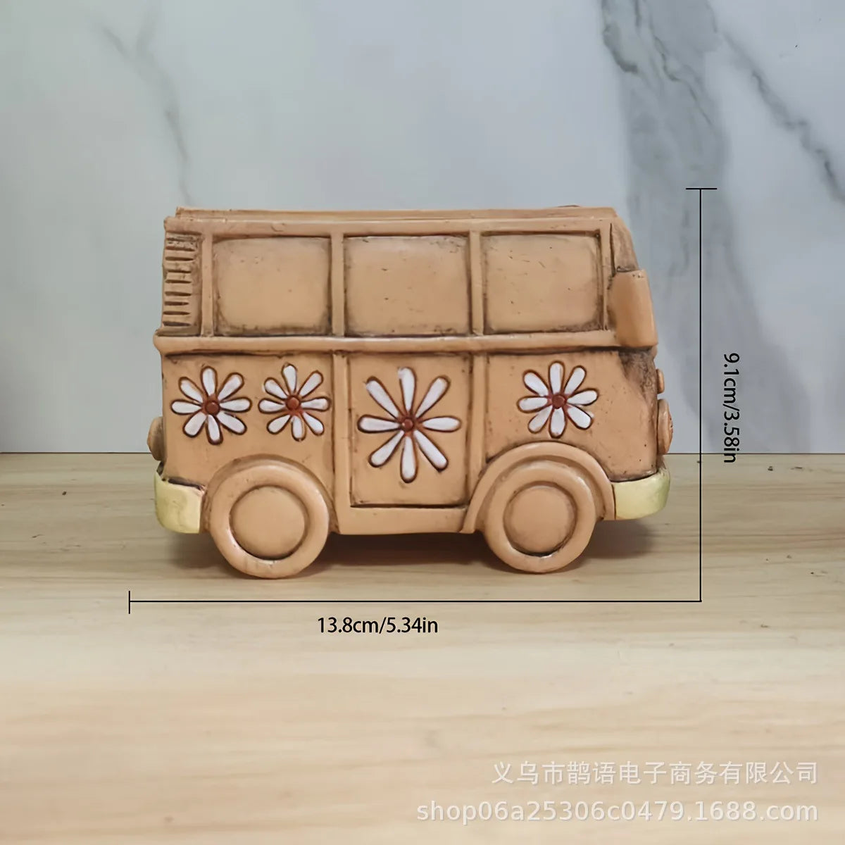 Creative Hand-Painted Resin Succulent Planter