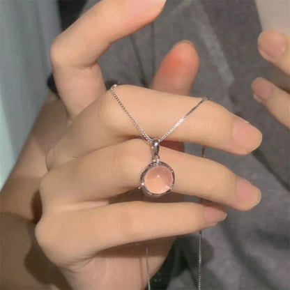 Triple Moon Goddess Necklace Amethyst Jewelry