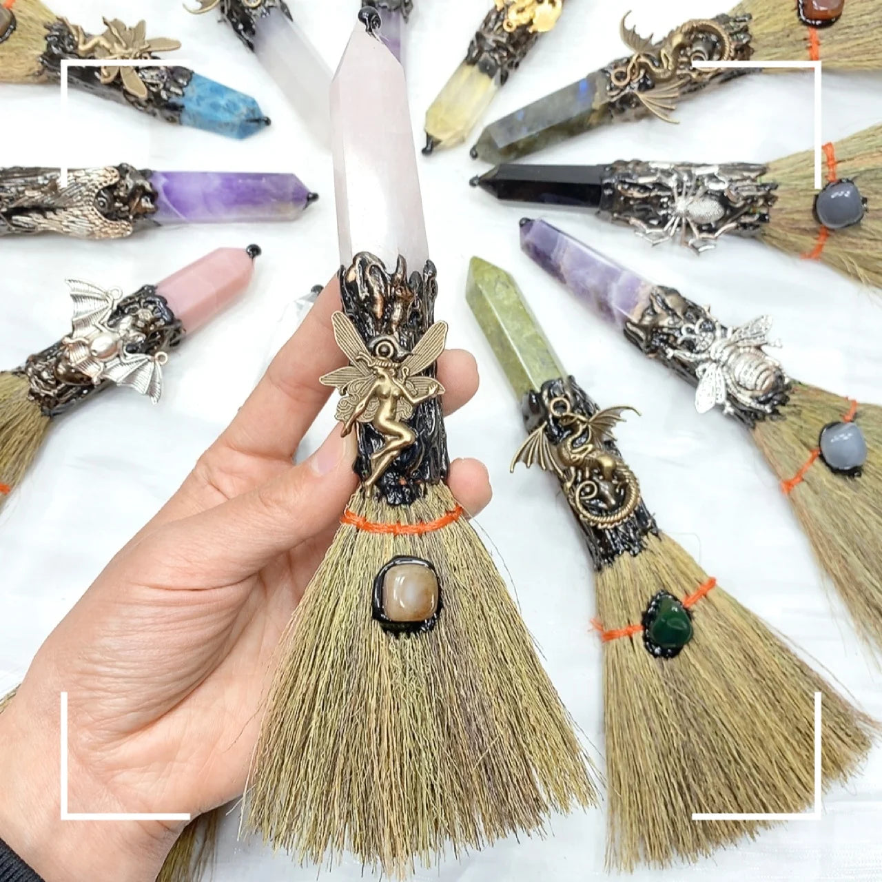 Natural Crystal Magic Broom