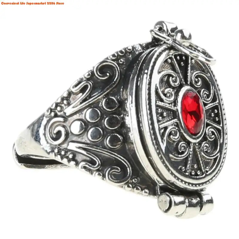 Antique Openable Gawu Box Ring