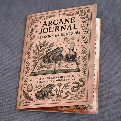 Grimoire Journal 26 Pages Spellbook Witchcraft