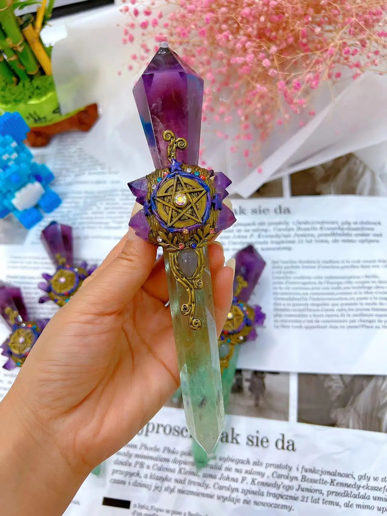 Handmade Healing Spiritual Witchcraft Magic Stick