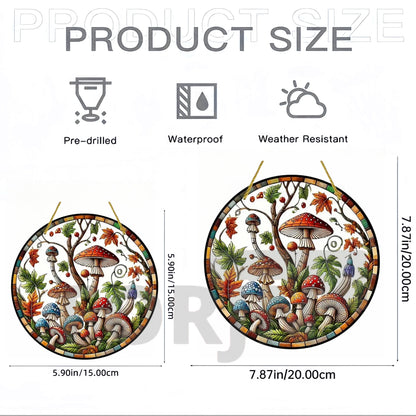 Acrylic Mushroom Suncatcher