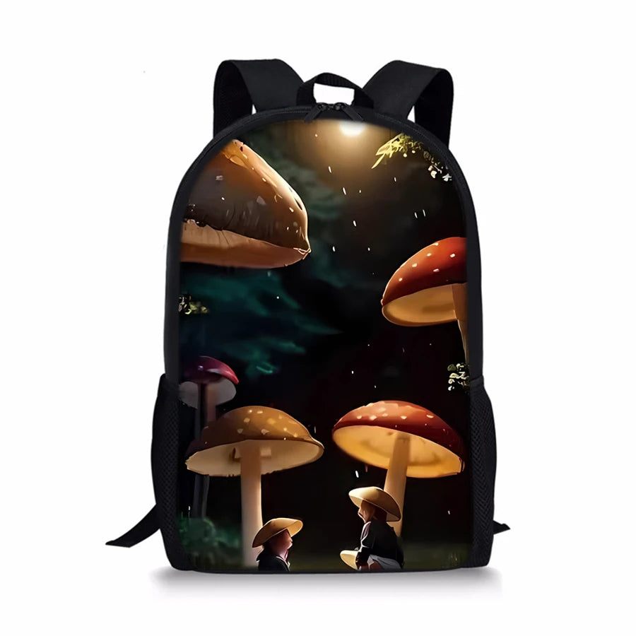 Mushroom Forest Backpack For Boy/Girls