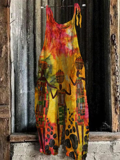 Printed Women's One-piece Shorts Urban Street Trend