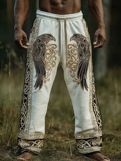 Men's Viking Totem  Printed Casual Pants