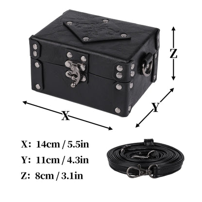 Medieval alchemy bottle box