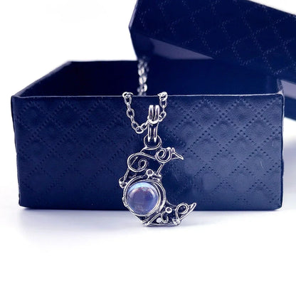 Moonstone Antique Pendant Necklace