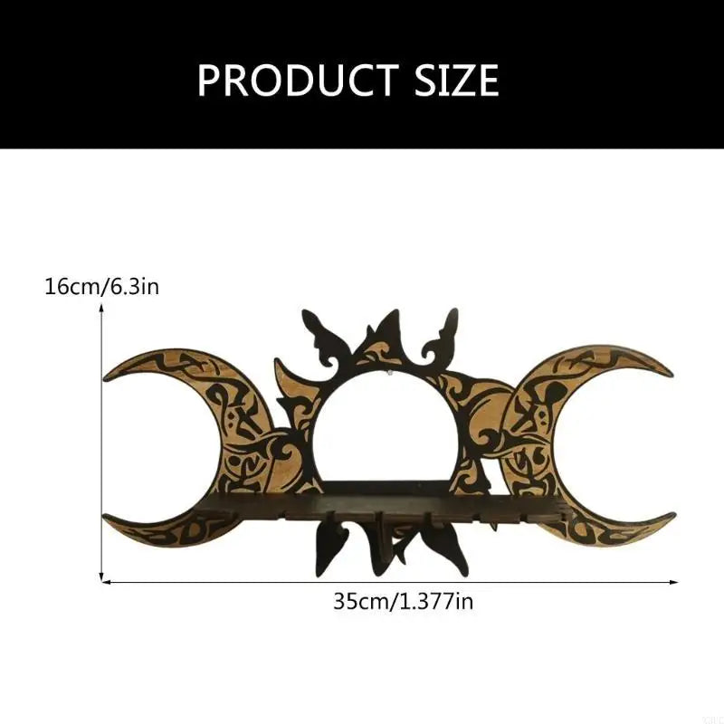 Sun and Moon Shelf for Crystals