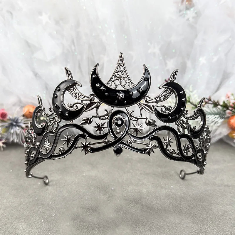 Black Moon Dark Queen Crown