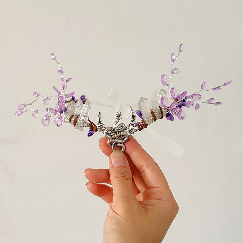 Fairy Tiara Woodland Crystal Quartz