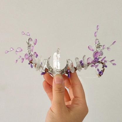 Fairy Tiara Woodland Crystal Quartz