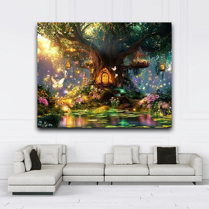 Enchanted Fairy Forest Wall Tapestry