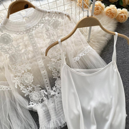 Long Sleeve Blouse Vintage Fashion