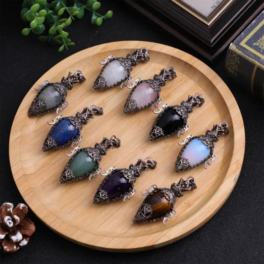 Vintage Natural Stone Pendant