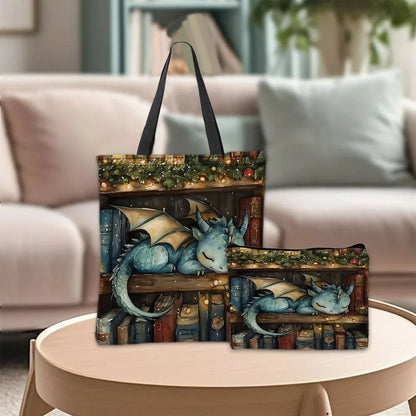 A Little Dragon Sleeping Tote Bag