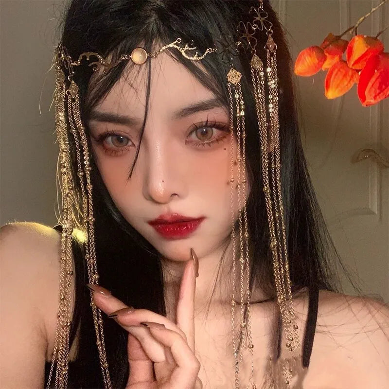 Fairy Long Tassel Veil Hair Ornaments