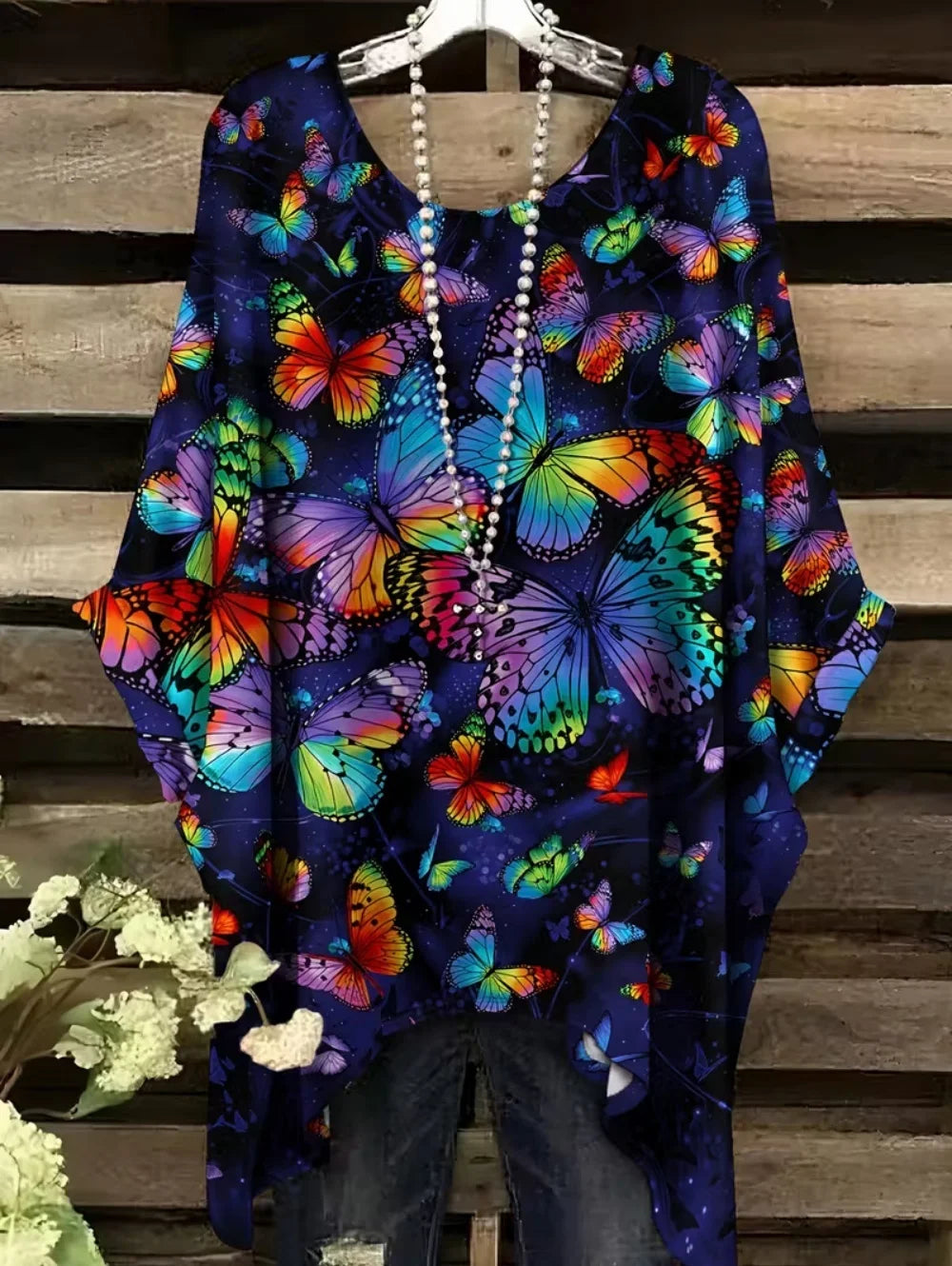 Bohemian Women's T-Shirt Vintage Elegant