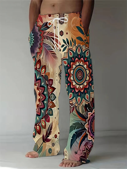 Beach Pants Men's 3D Mushroom Pattern