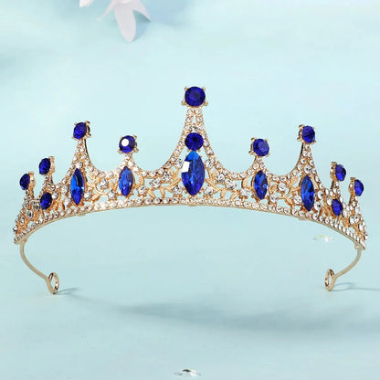 Black Crystal Rhinestone Tiaras