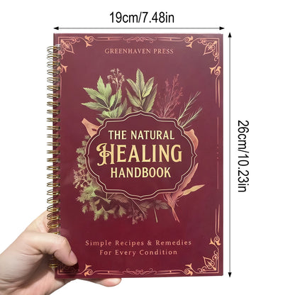 Natural Healing Guide Spiral Bound Herbal Book