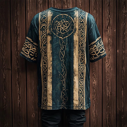 Men's Short-Sleeve T-Shirt Ethnic Print
