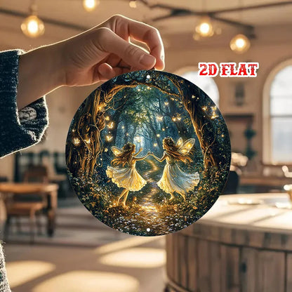 Magic Forest Circular Sign