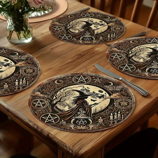 4PC Witch Magic Pot Meal Mat