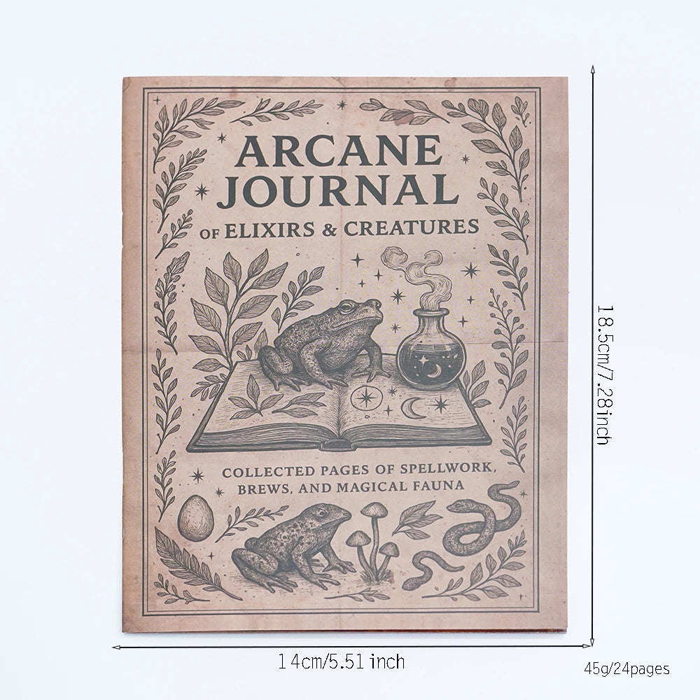 Grimoire Journal 26 Pages Spellbook Witchcraft