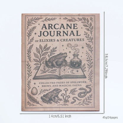 Grimoire Journal 26 Pages Spellbook Witchcraft