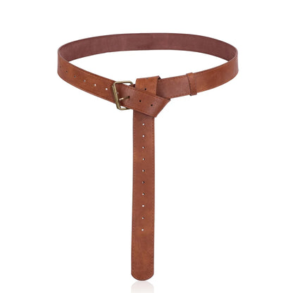 Renaissance Leather Belt Medieval Wizard Alchemy Glass Magic Bottle Cork Bottle Stopper Copper Coin Waist Bag Cosplay Belt