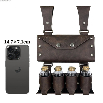 Witch Magic Potion Bottle Glass Vial Holder